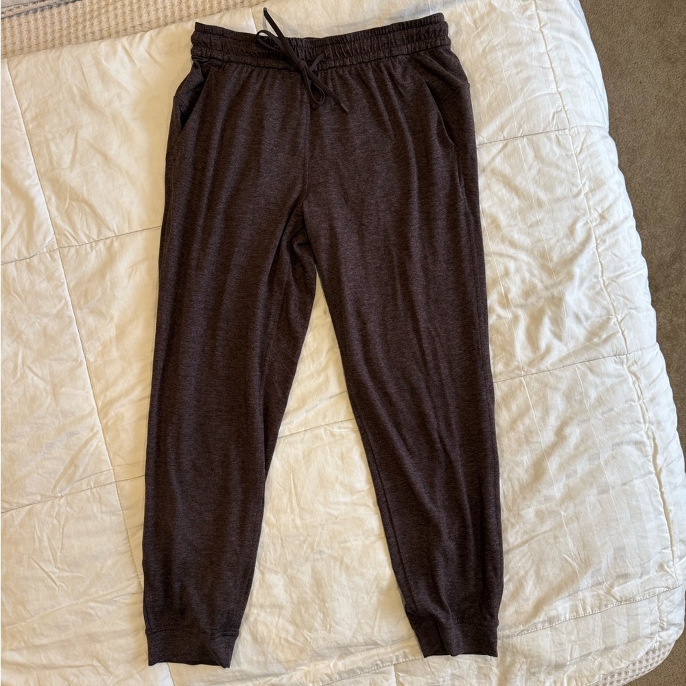 Lululemon soft Jersey Jogger Heathered Espresso 6